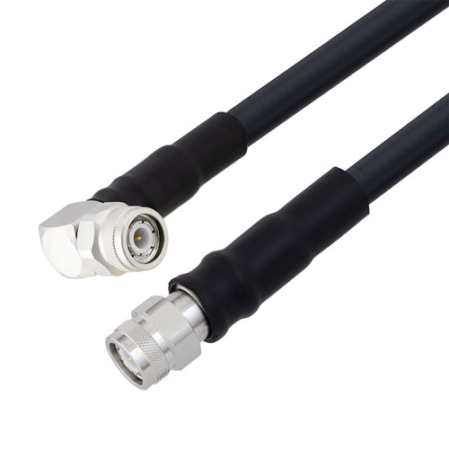 Low Loss RA TNC Male to TNC Male Cable LMR-400-UF Coax With Times Microwave Components FMCA3251