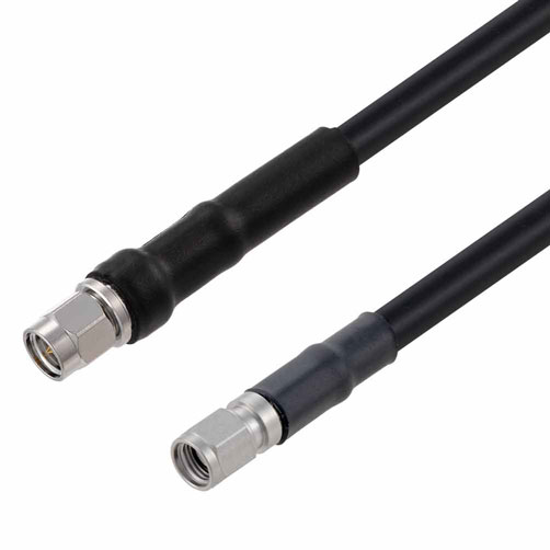 Low Loss SMA Male to RP SMA Plug Cable TCOM-240 Coax in 24 Inch with Times Microwave Components FMCA3273-24