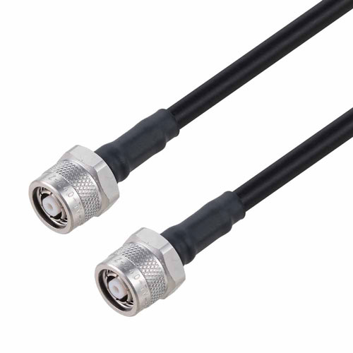 Low Loss RP TNC Plug to RP TNC Plug Cable TCOM-240 Coax in 60 Inch with Times Microwave Components FMCA3288-60