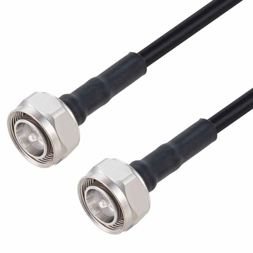 Low Loss 4.3-10 Male to 4.3-10 Male Cable TCOM-240 Coax in 60 Inch with Times Microwave Components FMCA3291-60
