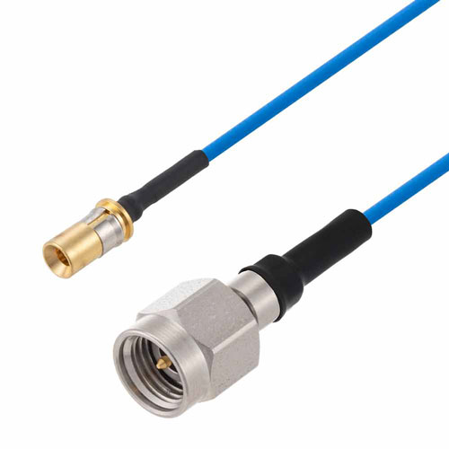 VITA 67 Mini SMP Male to 2.92mm Male Cable FM-P047HF Coax in 12 Inch FMCA9723-12