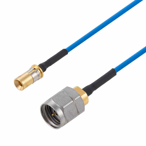 VITA 67 Mini SMP Male to 1.85mm Cable FM-P047HF Coax in 12 Inch FMCA9725-12