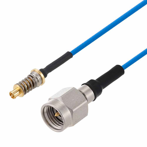 VITA 67 Mini SMP Female to 2.92mm Male Cable FM-P047HF Coax in 12 Inch FMCA9730-12