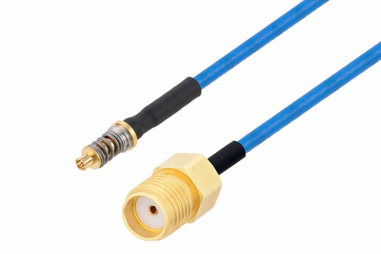 VITA 67 Mini SMP Female to SMA Female Cable FM-F086HF Coax in 12 Inch FMCA9737-12