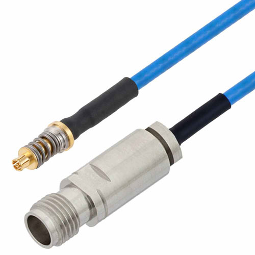 VITA 67 Mini SMP Female to 2.4mm Female Cable FM-F086HF Coax in 12 Inch FMCA9741-12