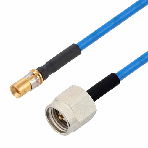 VITA 67 Mini SMP Male to SMA Male Cable FM-F086HF Coax in 12 Inch FMCA9744-12