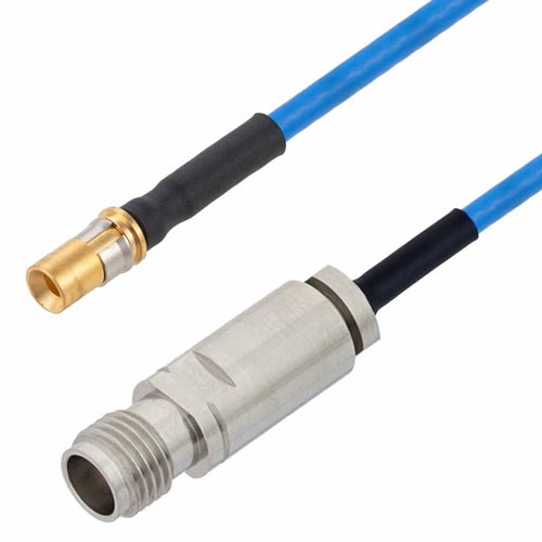 VITA 67 Mini SMP Male to 2.4mm Female Cable FM-F086HF Coax in 12 Inch FMCA9749-12