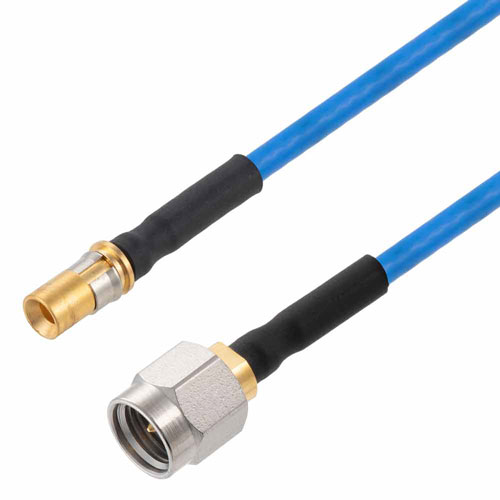 VITA 67 Mini SMP Male to 2.92mm Male Cable FM-F086HF Coax in 12 Inch FMCA9750-12