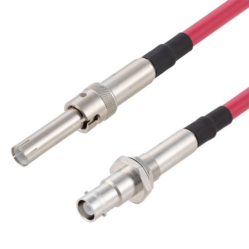 20KV Male to 20KV Female Bulkhead Cable RG213HV Coax in 24 Inch FMCA9767-24