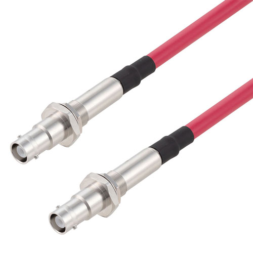 20KV Female Bulkhead to 20KV Female Bulkhead Cable RG213HV Coax in 48 Inch FMCA9768-48