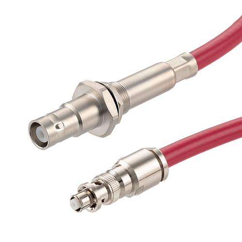 20KV Female Bulkhead to SHV Plug Cable RG213HV Coax in 36 Inch FMCA9784-36