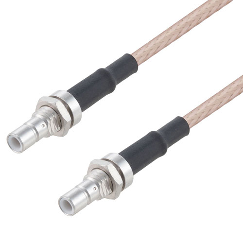 SMB Jack Bulkhead Mount to SMB Jack Bulkhead Mount using RG316 Coax Cable 48 Inches FMCA9850-48