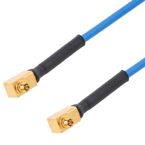 RA SMPS Female to RA SMPS Female Cable FM-P047HF Coax in 18 Inch FMCA9951-18