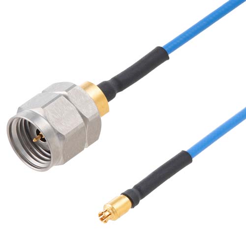 SMPS Female to 1.85mm Male Cable FM-P047HF Coax in 18 Inch FMCA9956-18