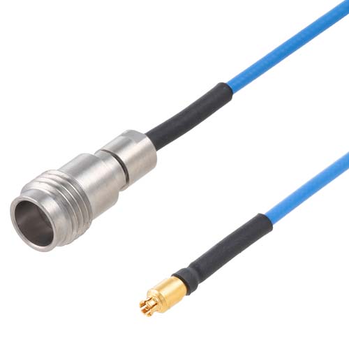 SMPS Female to 1.85mm Female Cable FM-P047HF Coax in 6 Inch FMCA9957-6
