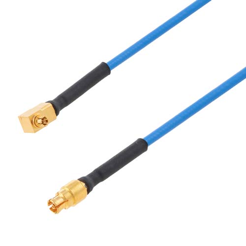RA SMPS Female to Mini SMP Female Cable FM-P047HF Coax in 12 Inch FMCA9965-12