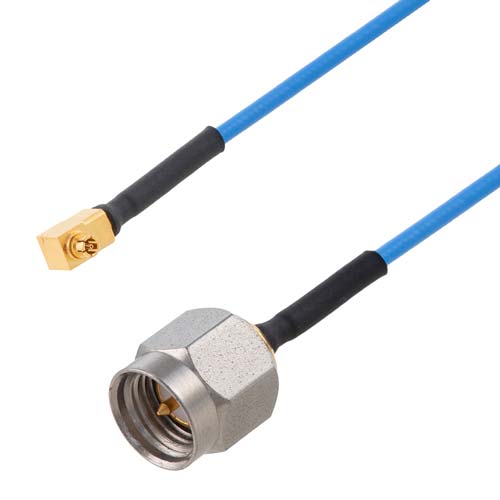 RA SMPS Female to SMA Male Cable FM-P047HF Coax in 6 Inch FMCA9970-6