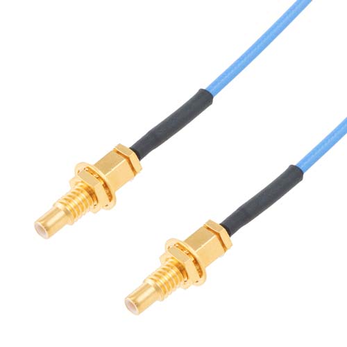 SSMC Jack Bulkhead to SSMC Jack Bulkhead Cable FM-P047 Coax FMCA9983