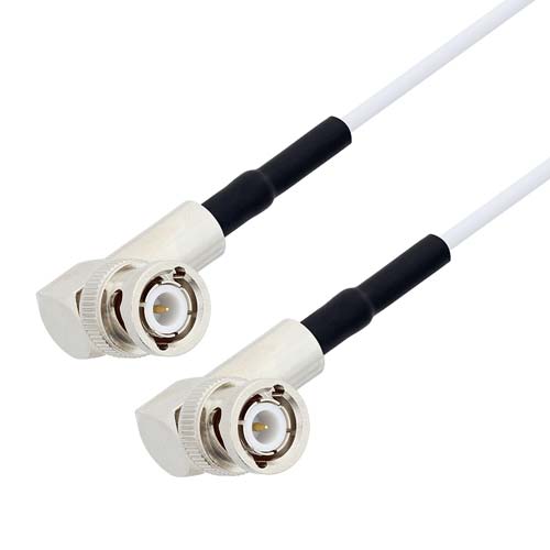 RA BNC Male to RA BNC Male Cable RG-188 Coax in 72 Inch FMCA9996-72