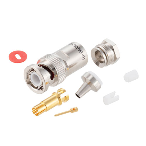 100 Ohm TRB 3-Slot Plug 1553 Connector Clamp/Solder Attachment for 10612 inch, 10613 inch, 0024A0024 FMCN10-06030-227