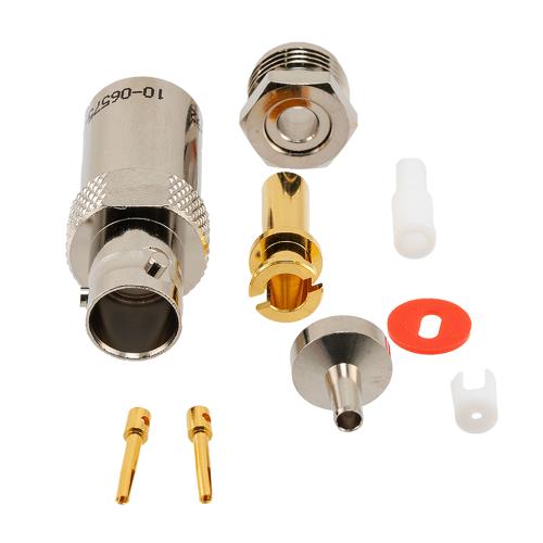 78 Ohm TRB 3-Lug Jack 1553 Connector Clamp/Solder Attachment for M17/176-00002, FMCN10-06575-206