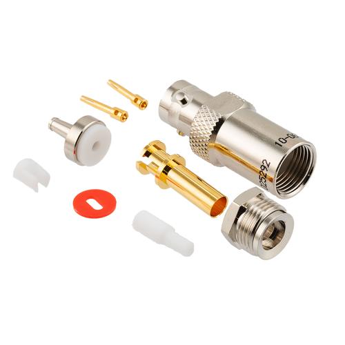 78 Ohm TRB 3-Lug Jack 1553 Connector Clamp/Solder Attachment for M17/176-00002, FMCN10-06575-206