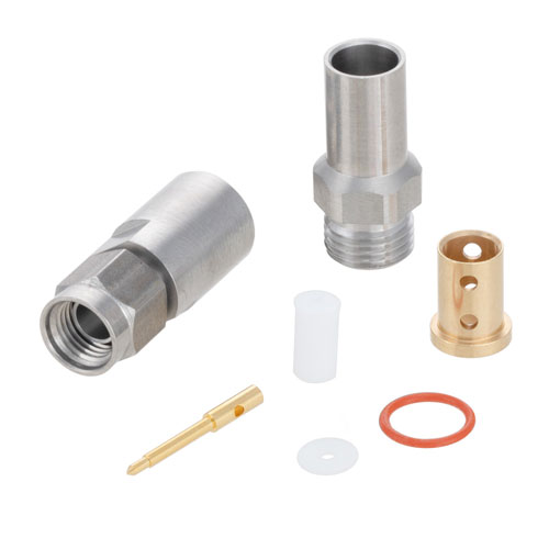 SMA Male (Plug) Precision Connector for LL142 Cable, Clamp/Solder FMCN1085