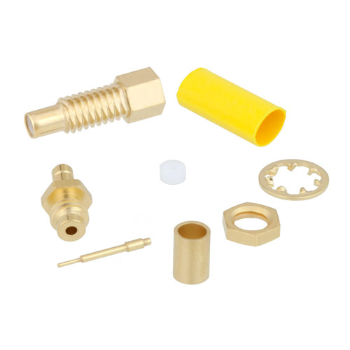 SSMC Jack Bulkhead Connector Crimp/Solder Attachment for RG-178, RG-196 Cable FMCN1257