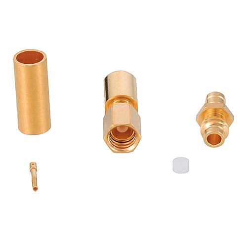 SSMC Plug Connector Crimp/Solder Attachment for RG188-DS, RG316-DS Cable FMCN1292