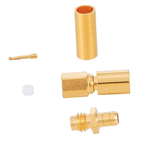 SSMC Plug Connector Crimp/Solder Attachment for RG188-DS, RG316-DS Cable FMCN1292