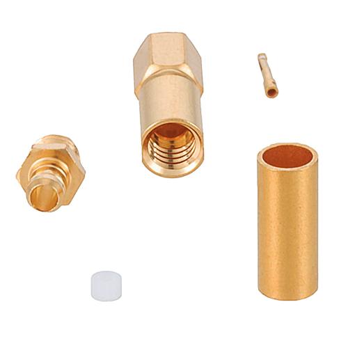 SSMC Plug Connector Crimp/Solder Attachment for RG188-DS, RG316-DS Cable FMCN1292