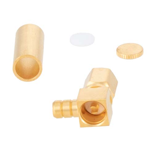 RA SSMC Plug Connector Crimp/Solder Attachment for RG316, RG174, RG188, LMR-100A, LMR-100A-FR Cable FMCN1297