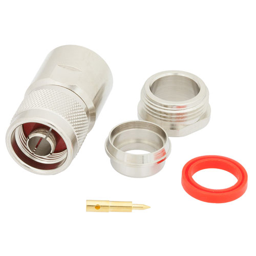 N Male (Plug) Connector for RG14, RG217 Cable, Clamp/Solder FMCN1363