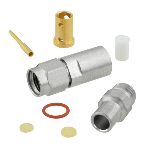 SMA Male (Plug) Connector For LL160 Cable, Clamp/Solder FMCN1465