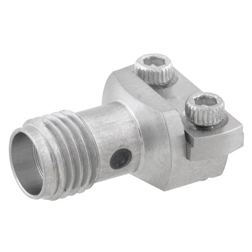 SMA Female PCB Connector End Launch Clamp/Solder (Captive Contact) Attachment Microstrip/Coplanar Launch, 0.010 inch FMCN1491