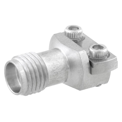 2.92mm Female PCB Connector End Launch Clamp/Solder (Captive Contact) Attachment Microstrip/Coplanar Launch, 0.010 inch FMCN1496