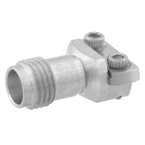 2.4mm Female (Jack) PCB Connector End Launch Microstrip/Coplanar Launch, Clamp/Solder (Captive Contact), 0.005 inch FMCN1500