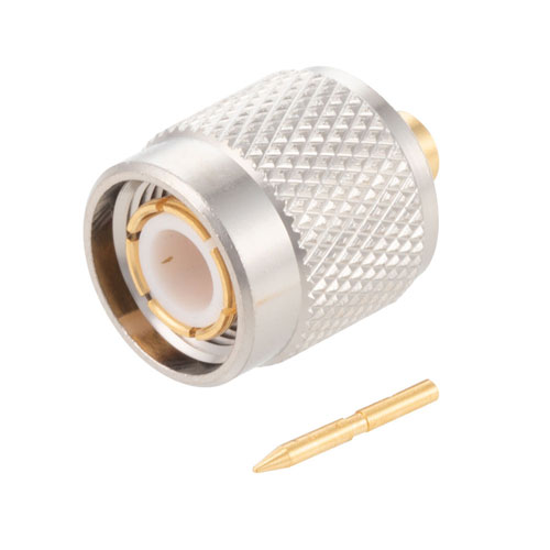 TNC Male Connector Solder Attachment for FM-SR141ALTN, FM-SR141TB, FM-SR141TBJ, FM-SR141CUTN, RG402, .480 inch D Hole FMCN1880