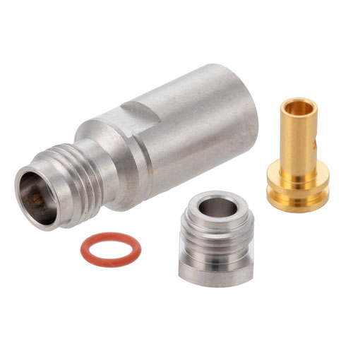 2.4mm Female Connector Clamp/Solder Attachment for FM-SR086ALTN, FM-SR086TBJ, FM-SR086TBJ, FM-SR086CUTN-STR, RG405 FMCN1901