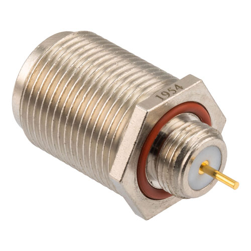 N Female Bulkhead Hermetically Sealed Connector Terminal Solder/Solder Attachment FMCN1954