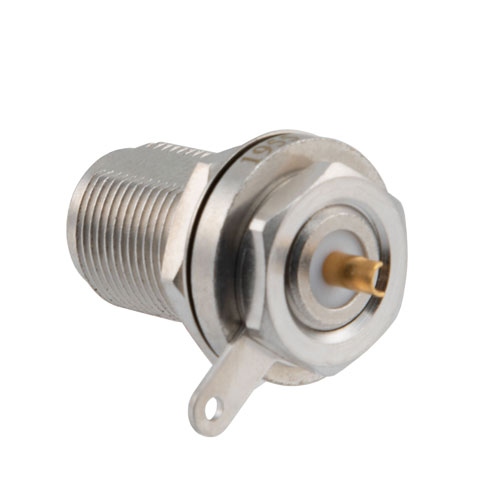 N Female Bulkhead Hermetically Sealed Connector Solder Cup Terminal/Solder Attachment FMCN1955