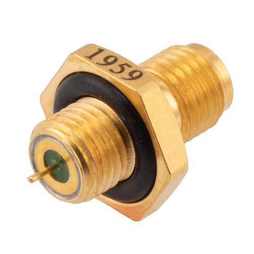 SMA Female Bulkhead Hermetically Sealed Connector Terminal Solder/Solder Attachment FMCN1959