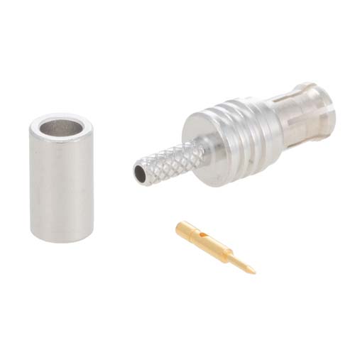 MCX Plug Non-Magnetic Connector Crimp/Solder Attachment for RG178 Cable FMCN45864