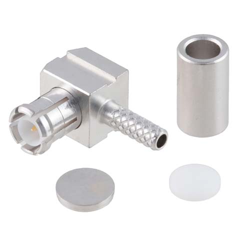 RA MCX Plug Non-Magnetic Connector Crimp/Solder Attachment for RG178 Cable FMCN45866