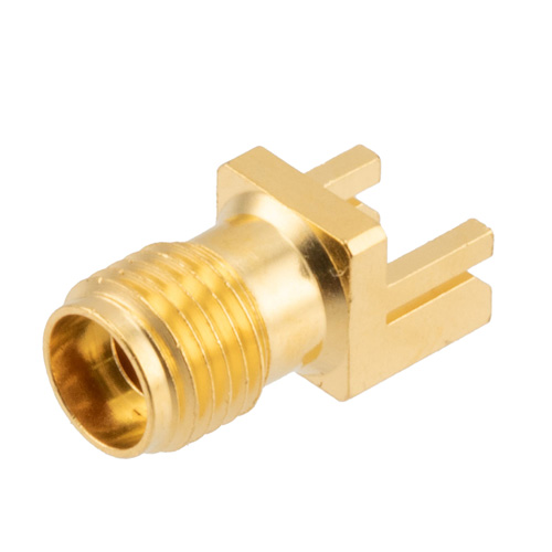 2.92mm Female (Jack) PCB Mount with Tab Contact 40GHz VSWR1.2, 0.0197 inches End Launch PCB Connector FMCN45918