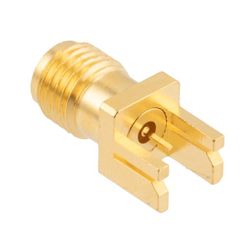 2.92mm Female (Jack) PCB Mount with Tab Contact 40GHz VSWR1.2, 0.0197 inches End Launch PCB Connector FMCN45918