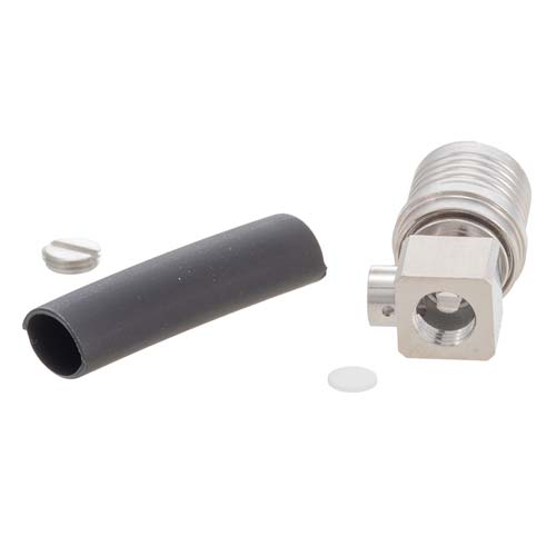 RA QMA Male Low PIM Connector Solder Attachment for FM-SR141ALTN-COIL, FM-SR141CU-COIL, FM-SR141CUTN-COIL, FM-SR141TB, FM-SR141TBJ Cable FMCN45988