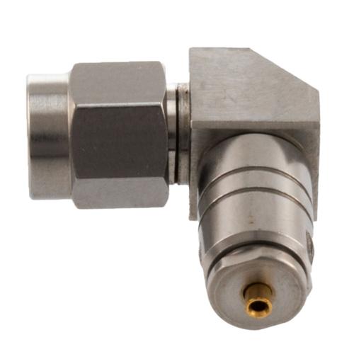 RA 2.92mm Male Connector Clamp/Solder Attachment for FM-SR034CU-ST, .034 Semi-Rigid Cable FMCN51265
