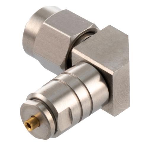 RA 2.92mm Male Connector Clamp/Solder Attachment for FM-SR034CU-ST, .034 Semi-Rigid Cable FMCN51265