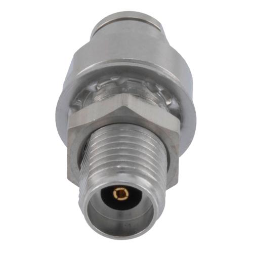 2.92mm Female Bulkhead Connector Clamp/Solder Attachment for FM-SR034CU-ST, .034 Semi-Rigid Cable FMCN51266